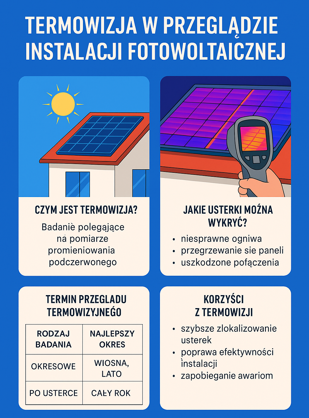 termowizja w fotowoltaice